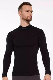Bluza termoaktywna męska Brubeck Merino Wool LS16660 czarny - Bluzy sportowe męskie - miniaturka - grafika 1