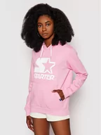Bluzy damskie - Starter Bluza SDG-001-BD Różowy Regular Fit - miniaturka - grafika 1