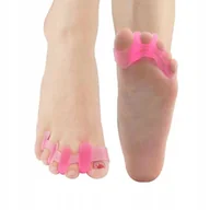 Pielęgnacja stóp - Żelowe separatory palców na haluksy palce młotkowate no.2 pink - miniaturka - grafika 1