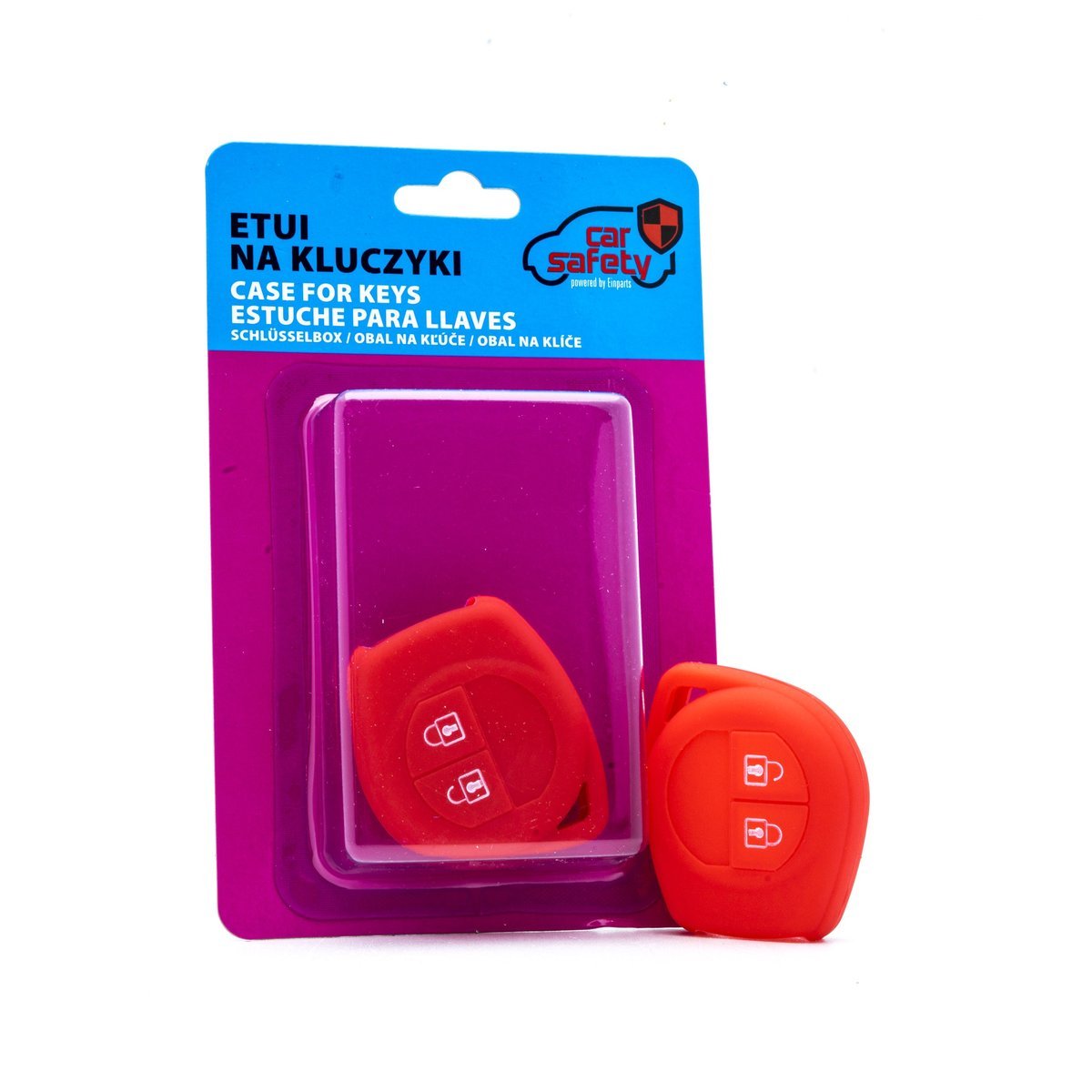 CARSAFETY ETUI SILIKONOWE NA KLUCZYK DO FIAT SEDICI OPEL AGILA SUZUKI SWIFT