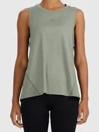 Koszulki sportowe damskie - 4F Top sportowy w kolorze khaki - miniaturka - grafika 1