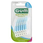 Szczoteczki międzyzębowe - GUM Sunstar Butler GUM czyściki międzyzębowe Soft-Pick Advanced - małe 649 - miniaturka - grafika 1