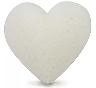 Konjac BEBEVISA (gąbki GĄBKA DO OCZYSZCZANIA TWARZY "SERCE" PURE - BEBEVISA BP-5900378663874 - Akcesoria do oczyszczania twarzy - miniaturka - grafika 1