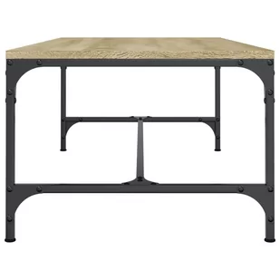 Lumarko Stolik kawowy, dąb sonoma 100x50x35 cm materiał drewnopochodny - Ławy i stoliki kawowe - miniaturka - grafika 6