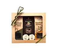 Zestawy upominkowe - Zestaw prezentowy BOGACTWO SMAKÓW prezent z herbatami i słodkimi dodatkami - miniaturka - grafika 1