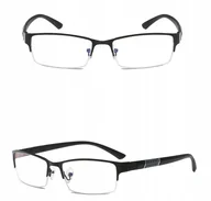 Okulary korekcyjne, oprawki, szkła - OKULARY KOREKCYJNE kujonki eleganckie MINUSY -4.75 - miniaturka - grafika 1