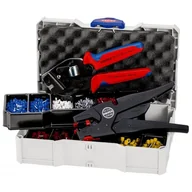 Inne akcesoria elektryczne - Knipex 97 90 16 zaciskarka kablowa Narzędzie do zaciskania Wielobarwny - miniaturka - grafika 1