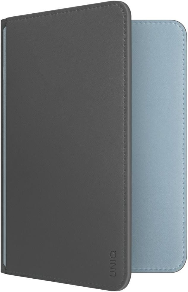 Etui na paszport UNIQ Belmont z Apple Find My blokada RFID szaro niebieski