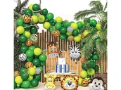 Balony i akcesoria - Zestaw balonów do girlandy balonowej Safari - 85 szt. - miniaturka - grafika 1