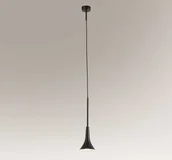 Lampy sufitowe - Kanzaki LED lampa wisząca 1-punktowa czarna 7940 - miniaturka - grafika 1