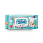 Chusteczki nawilżane - Chusteczki nawilżane Whiteday dla dzieci z klipsem 72szt. - miniaturka - grafika 1