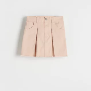 Sukienki i spódniczki dla dziewczynek - Reserved - Jeansowa spódniczka - Różowy - grafika 1