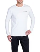Koszulki męskie - Vaude VAUDE męski T-shirt Brand Long Sleeve, biały, L 064540015400 - miniaturka - grafika 1
