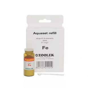 Zoolek Aquaset refill Fe uzupełnienie do testu kropelkowego pomiaru stężenia kationów żelaza - Preparaty do akwarium - miniaturka - grafika 1