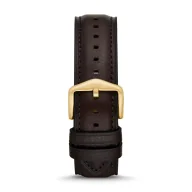 Akcesoria do zegarków - Ciemnobrązowy pasek Fossil 22 mm do zegarek / smartwatch Fossil Neutra FS5763  | OFICJALNY SKLEP | RATY 0% • Zapłać później PayPo • GRATIS WYSYŁKA ZWROT DO 365DNI - miniaturka - grafika 1