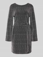 Sukienki - Sukienka mini o luźnym kroju z obszyciem kamieniami stras model ‘MAEVE’ - miniaturka - grafika 1