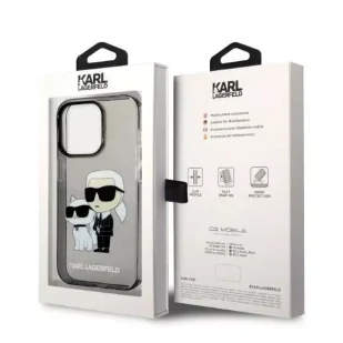 Karl Lagerfeld Etui KLHCP14XHNKCTGK do iPhone 14 Pro Max 6,7" hardcase Gliter Karl&Choupette czarny/black - Etui i futerały do telefonów - miniaturka - grafika 8