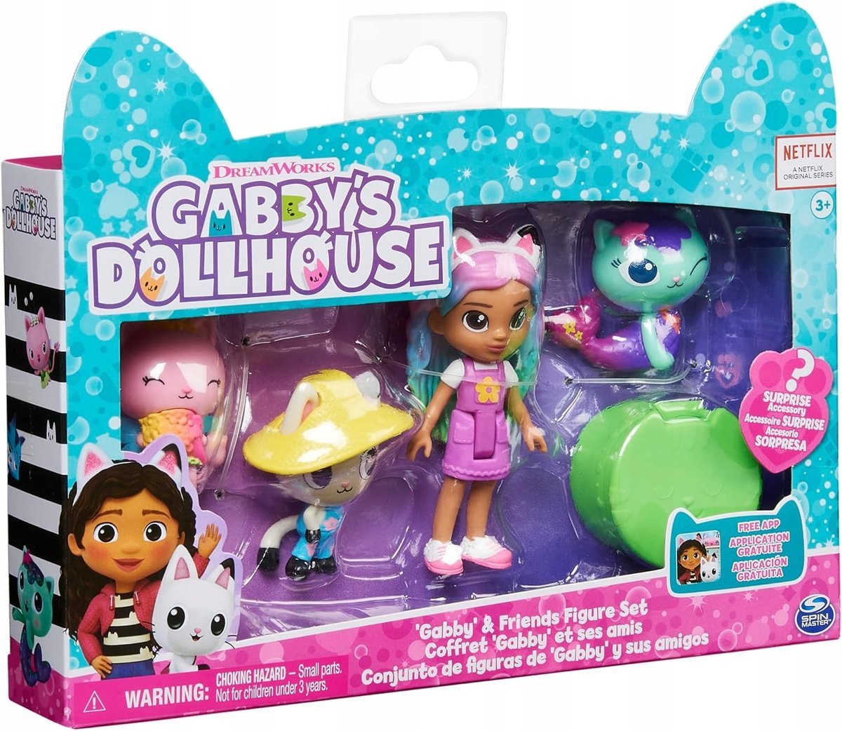 Gabby'S Dollhouse Koci Domek Dom Dla Lalek Akcesoria Prezent Dla Dzieci