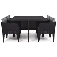 Meble ogrodowe - Keter Zestaw Columbia Set 5 Szary KET17202279SZ - miniaturka - grafika 1