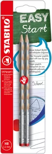 Ołówek STABILO EASYgraph S HB srebrny metaliczny R 2 szt. - Ołówki - miniaturka - grafika 1