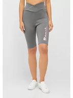 Spodnie sportowe damskie - Bench Legginsy funkcyjne "Magda" w kolorze szarym - miniaturka - grafika 1