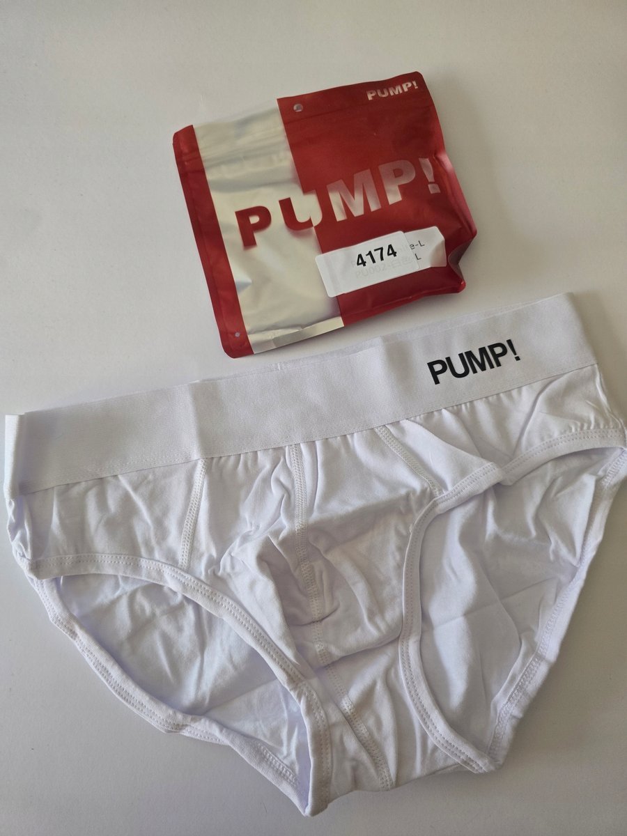 Męska bielizna, slipy marki PUMP rozmiar L, nowe majtki (4174)