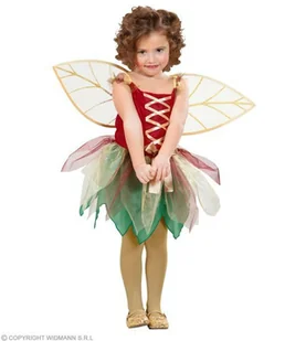 Strój Dzwoneczek Czerwono-Zielony-98 - Stroje karnawałowe - miniaturka - grafika 1