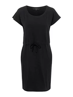 Sukienki - VERO MODA Damska sukienka Vmapril Ss Short Dress Ga Noos, czarny (Black Black), XS - grafika 1