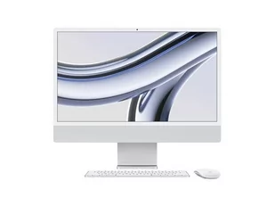 Apple iMac 24 M3/8GB/256/MacOS Retina 4,5K Srebrny 10R GPU - darmowy odbiór w 22 miastach i bezpłatny zwrot Paczkomatem aż do 15 dni - Zestawy komputerowe - miniaturka - grafika 1