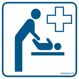 RE008 PEDIATRIA, PN - PŁYTA PCV 1MM; (300X300MM) - Systemy ekspozycyjne i znaki informacyjne - miniaturka - grafika 1