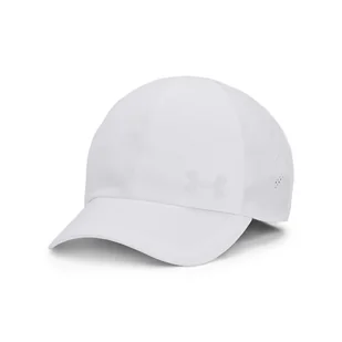 Damska Czapka z daszkiem UNDER ARMOUR W ISO-CHILL LAUNCH ADJ 1383478-100 – Biały - Czapki damskie - miniaturka - grafika 1