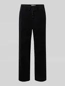 Spodnie męskie - Spodnie sztruksowe o luźnym kroju z mieszanki bawełny model ‘FADE’ - miniaturka - grafika 1