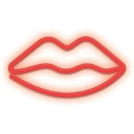 Dekoracje domu - Forever Light Neon LED LIGHT Usta RTV100207 RTV100207 - miniaturka - grafika 1