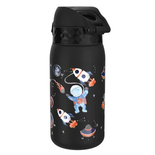 ION8 Czarna stalowa butelka na wodę kosmos 400 ml - Butelki filtrujące - miniaturka - grafika 3