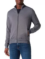 Bluzy męskie - bugatti Męska bluza 8750-35140, granatowa-390, regularna, Marine-390, 3XL - miniaturka - grafika 1