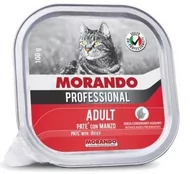 Mokra karma dla kotów - MORANDO Morando Pro Mokra Karma Dla Kota z Wołowiną 100 g - miniaturka - grafika 1