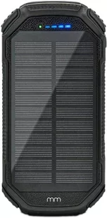 Mikamax QI Solar 20000 MAh Czarny - Powerbanki - miniaturka - grafika 1