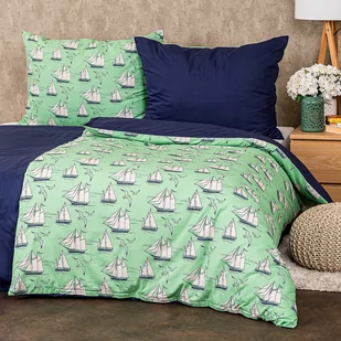 4Home Pościel bawełniana Sail, 160 x 200 cm, 70 x 80 cm, 160 x 200 cm, 70 x 80 cm - Pościel - miniaturka - grafika 1