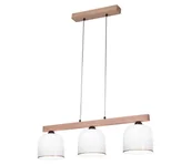 Lampy sufitowe - Kolarz A1352.83.Au - Żyrandol na lince NONNA 3xE27/60W/230V dąb/biały/złoty - miniaturka - grafika 1