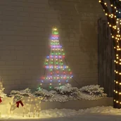 Choinki - vidaXL Choinka świąteczna LED Wielokolorowe 182 cm Metal - miniaturka - grafika 1