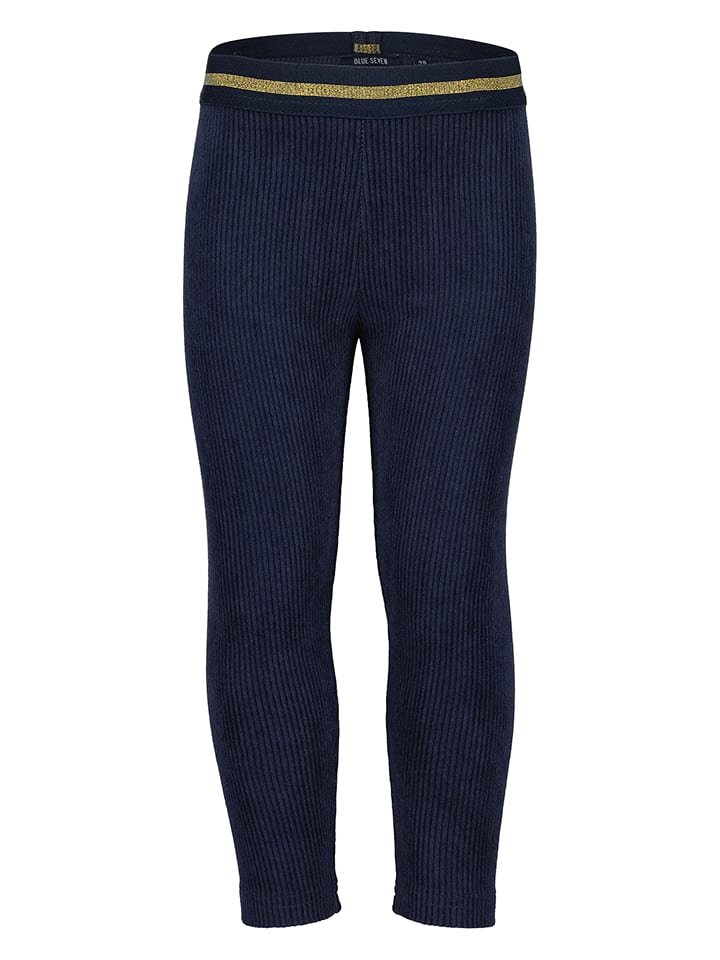 Blue Seven Legginsy w kolorze granatowym