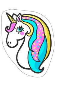 Poduszka dekoracyjna Jednorożec KSZ183013 46 x 32 cm - Kołdry i poduszki dla dzieci - miniaturka - grafika 1