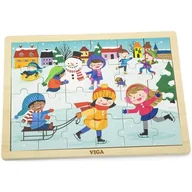 Układanki dla dzieci - Viga VIGA 51272 PUZZLE CZTERY PORY ROKU-ZIMA (1846, Viga) VIGA 51272 PUZZLE CZTERY PORY ROKU-ZIMA (1846, Viga) Viga - miniaturka - grafika 1
