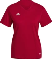 Bluzki damskie - Koszulka damska adidas Entrada 22 Tee czerwona HC0441-XS - miniaturka - grafika 1