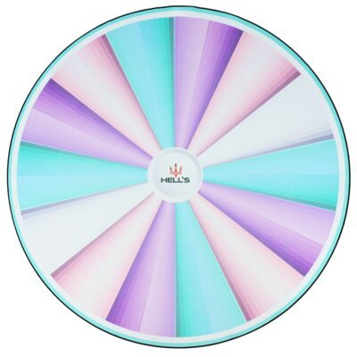 Mata pod fotel HELL'S CHAIR Rainbow Wielokolorowy