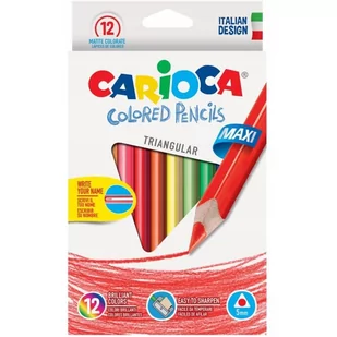 Kredki oł.tr.CARIOCA 12k JUMBO 423936-12 170-1978 - Przybory szkolne - miniaturka - grafika 1