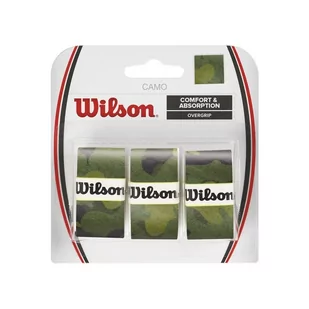 Owijki Wierzchnie Wilson Camo Green Overgrip 3 Szt - Tenis ziemny - miniaturka - grafika 1