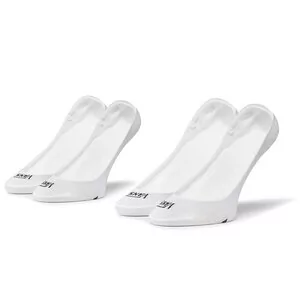 Vans Zestaw 2 par stopek dziecięcych Girly No Show VN0A33TIYB21 r.31.5-36 White/Black - Skarpetki damskie - miniaturka - grafika 1