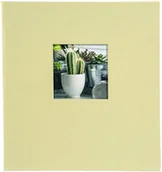 Albumy fotograficzne - goldbuch Goldbuch album fotograficzny z wycięciem na zdjęcie, Bella Vista, 30 x 31 cm, 60 białych stron z pergaminowymi przekładkami, len, lipowa zieleń, 27 724 - miniaturka - grafika 1