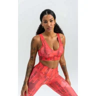 Bielizna sportowa damska - Biustonosz sportowy LABELLAMAFIA SPORTS BRA ZERO PRINTED - miniaturka - grafika 1